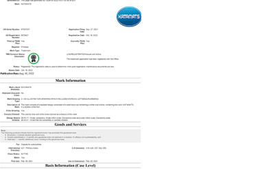 KATAmats has been officially registered with the USPTO