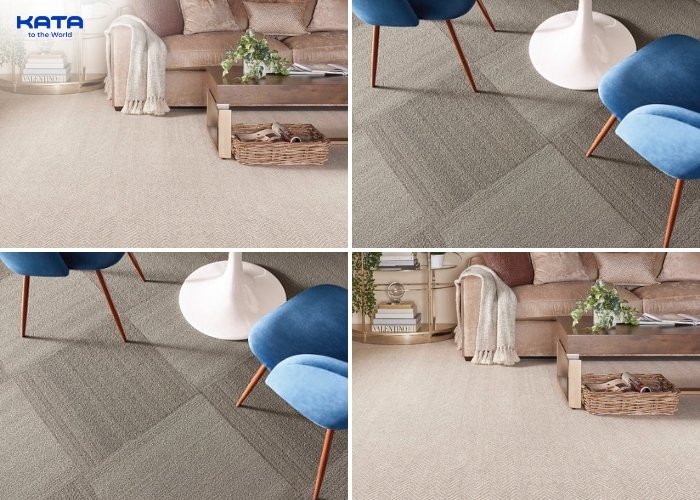 space for broadloom carpet and carpet tiles