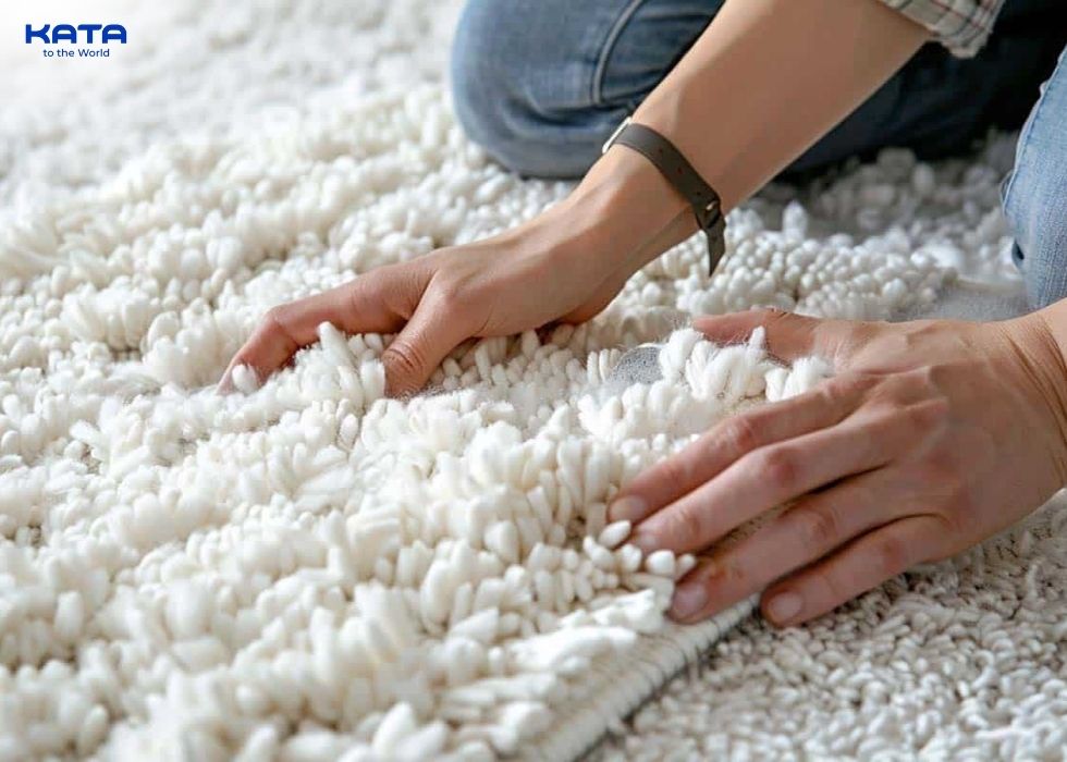 precautions when cleaning wool carpets