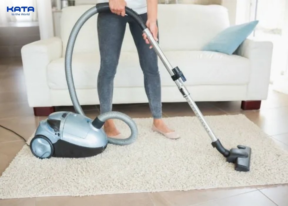 vacuum the carpet thoroughly