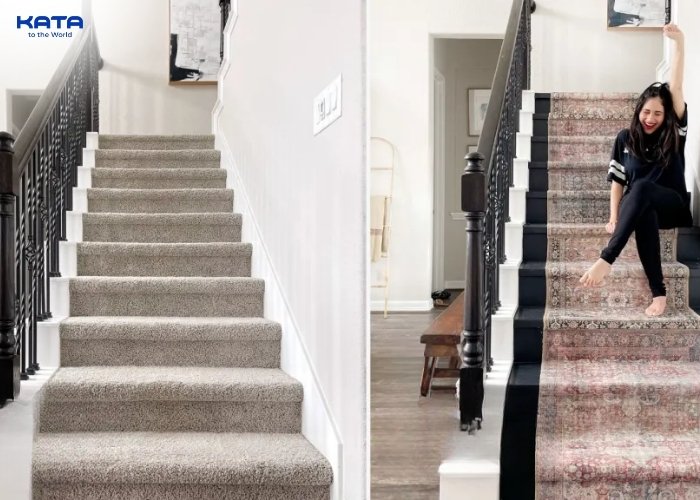 why is it a good idea to carpet stairs