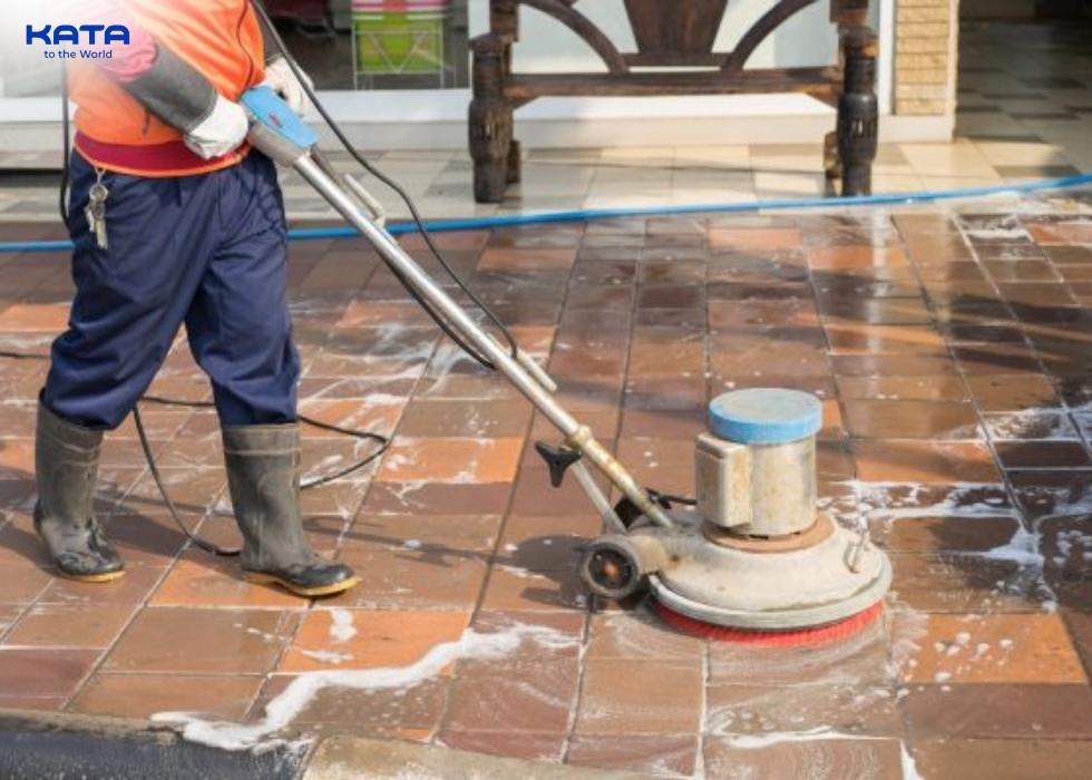 clean floor surface