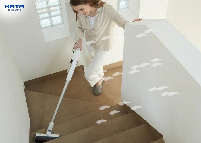 clean the stairs