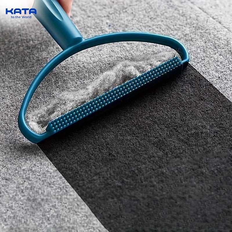 brushing wool carpet