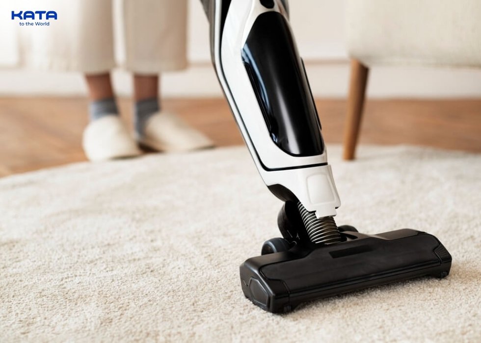 the ease of cleaning of triexta and polyester carpets