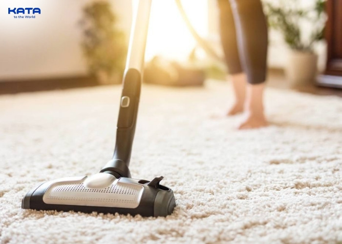 clean frieze carpet