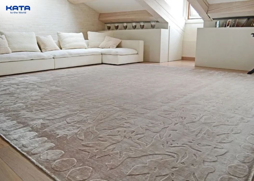types of high quality silk carpets