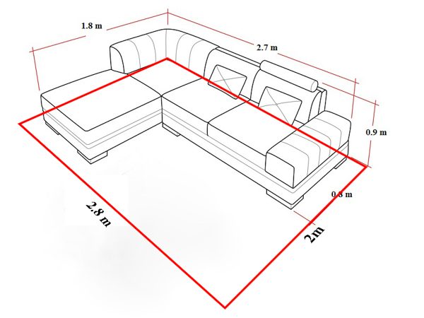 choose size for living room