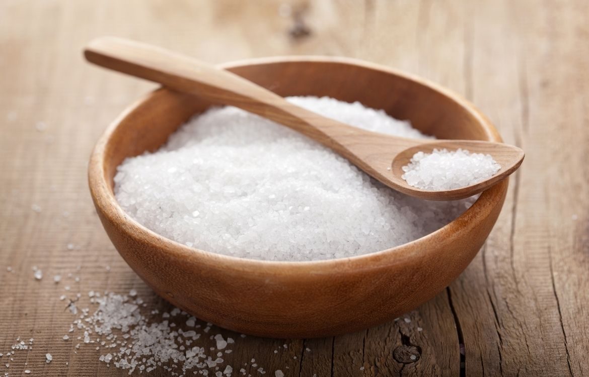 Clean with salt picture