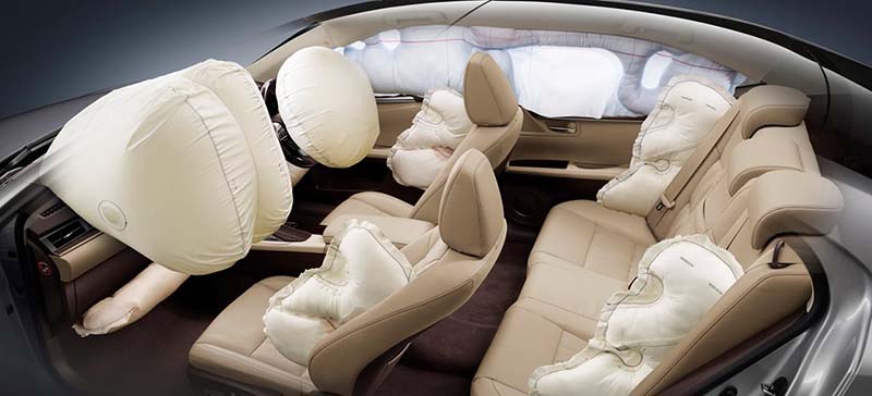 Advanced airbag systems integrated into modern car seats for passenger safety.